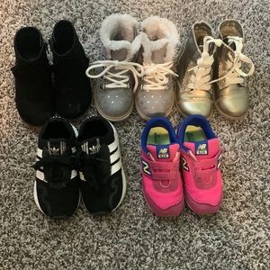 Toddler girl size 9 shoe lot